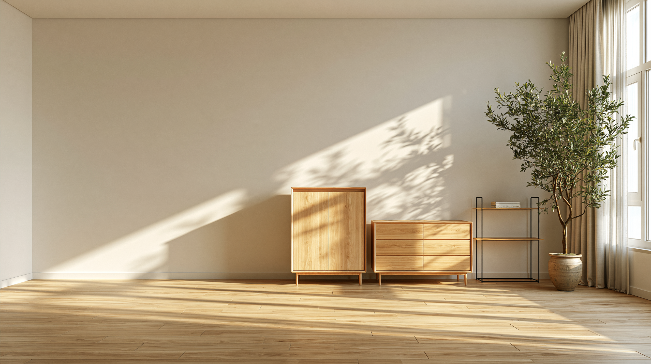An image of a clean and empty room to represent a council ready clean